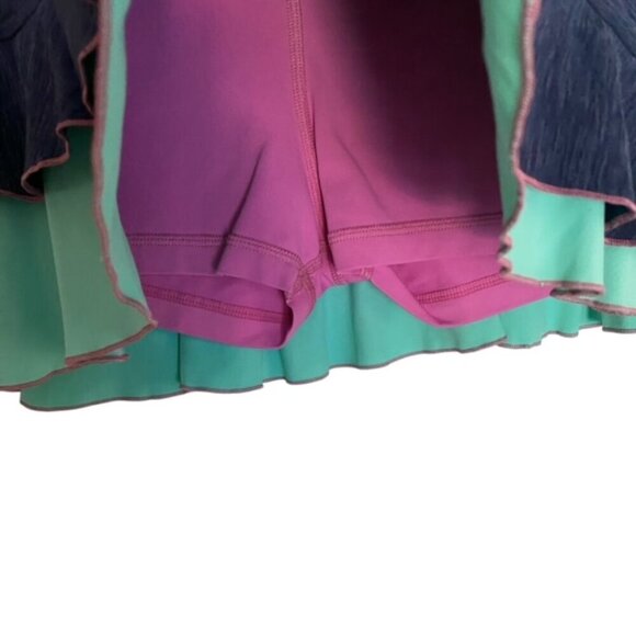 Sofibella Tiered Ruffle Tennis Skirt Medium - Picture 4 of 5